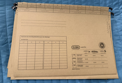 Hängeregistraturen mappen - 6, x