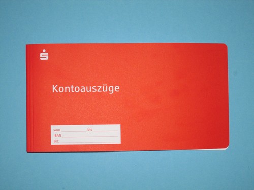 Kontoauszugshefter kontoauszug - kontoauszugshefter,