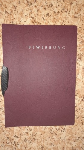 Bewerbungsmappe weinrot - (weinrot, /