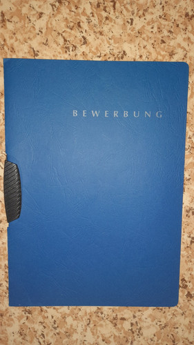 Bewerbungsmappe hellblau - (hellblau, /