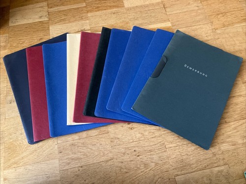 10x bewerbungsmappe teilig - 10x, 3-teilig