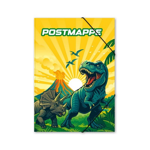 Itenga postmappe gelb dino - postmappe, a4
