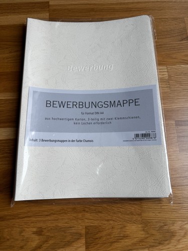 Bewerbungsmappe teilig din - bewerbungsmappe, 3-teilig