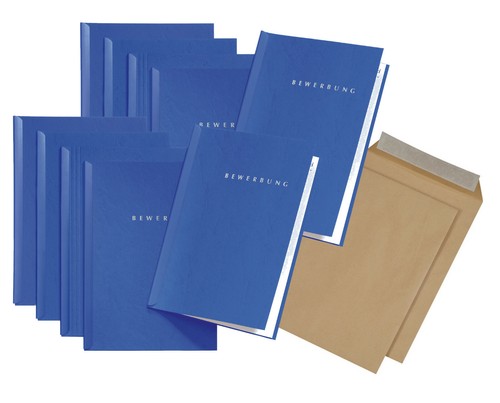 Blaue bewerbungsmappen von - blaue,